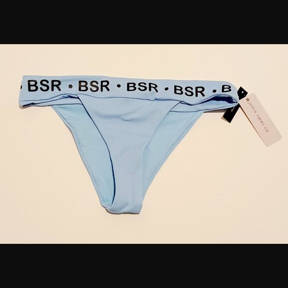 BSR By Samii Ryan Cheeky Coverage Break The Rules Bikini Bottoms Blue - Picture 1 of 7